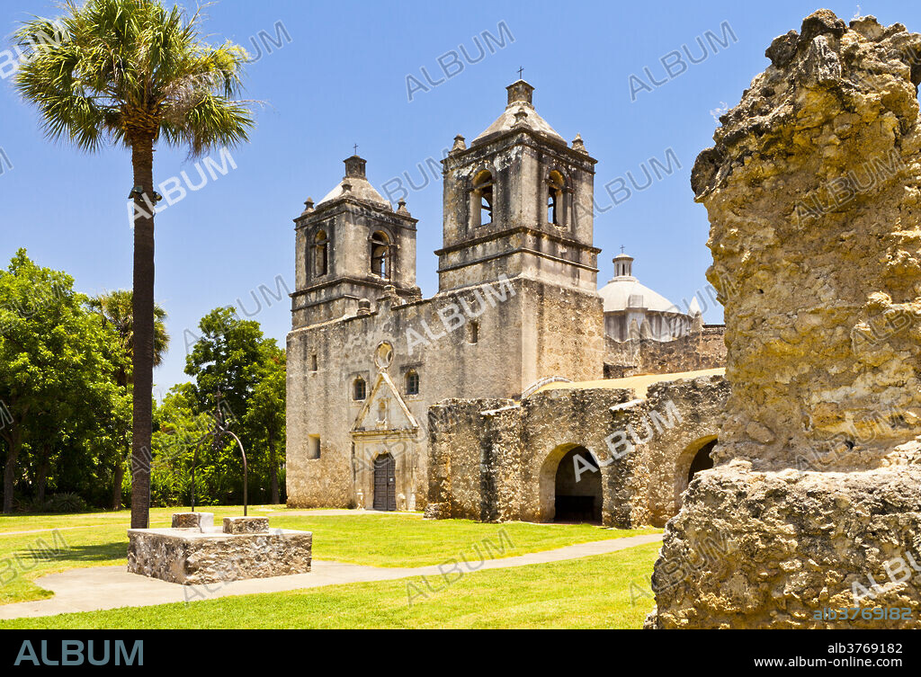 Mission Nuestra Senora de la Purisima Concepcion, Mission Concepcion, San Antonio, Texas, United States of America, North America.