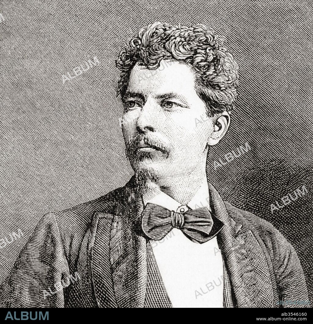 Sir Henry Morton Stanley, born John Rowlands, 1841 – 1904. Welsh-American journalist and explorer of central Africa. From The Strand Magazine, Vol I January to June, 1891.