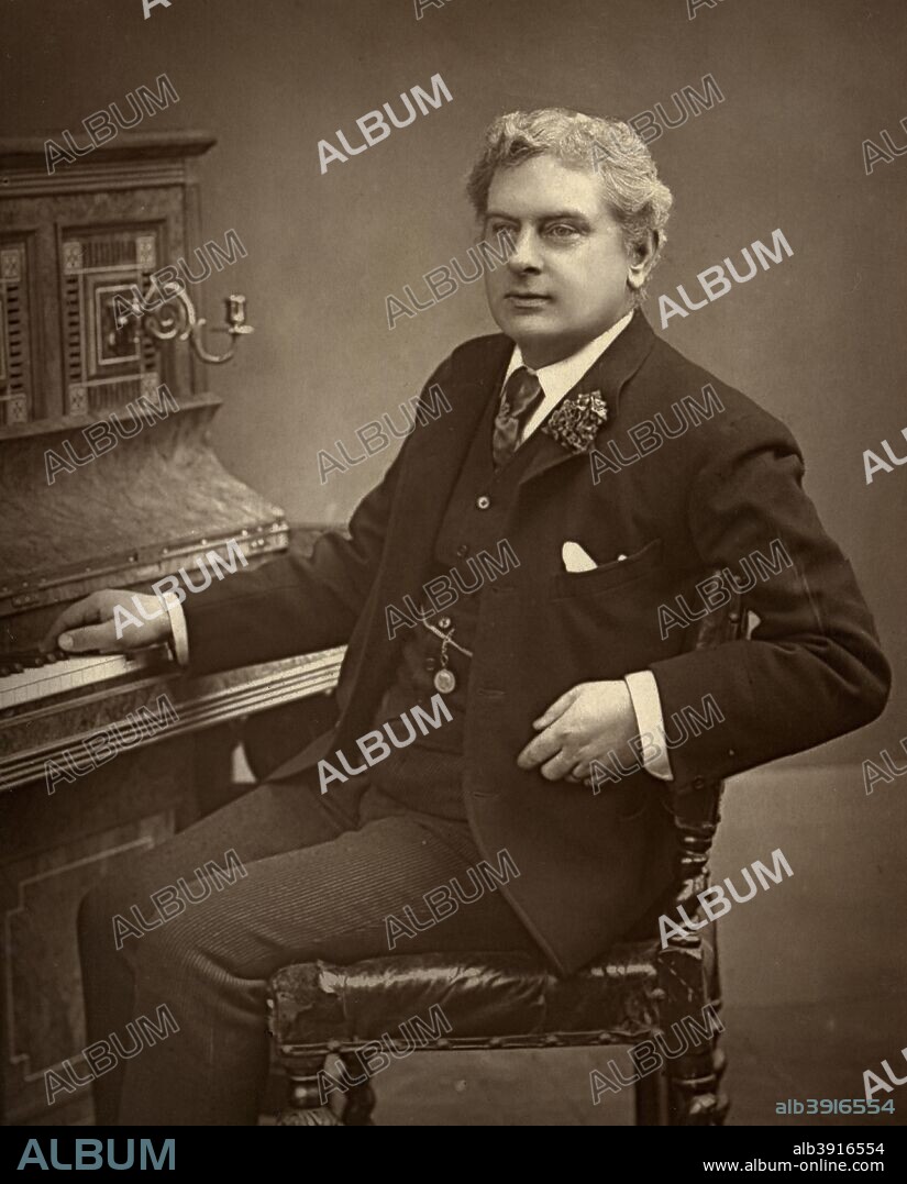 Arthur Cecil, British actor, comedian, playwright and theatre manager 1887. A photograph from The Theatre, A Monthly Review, Volume IX, January to June, 1887, Carson & Comerford, London, 1887.