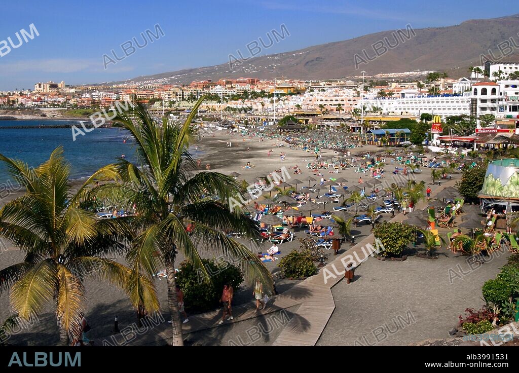 Playa de Torviscas beach, Playa de las Americas, Tenerife, Canary Islands, 2007.