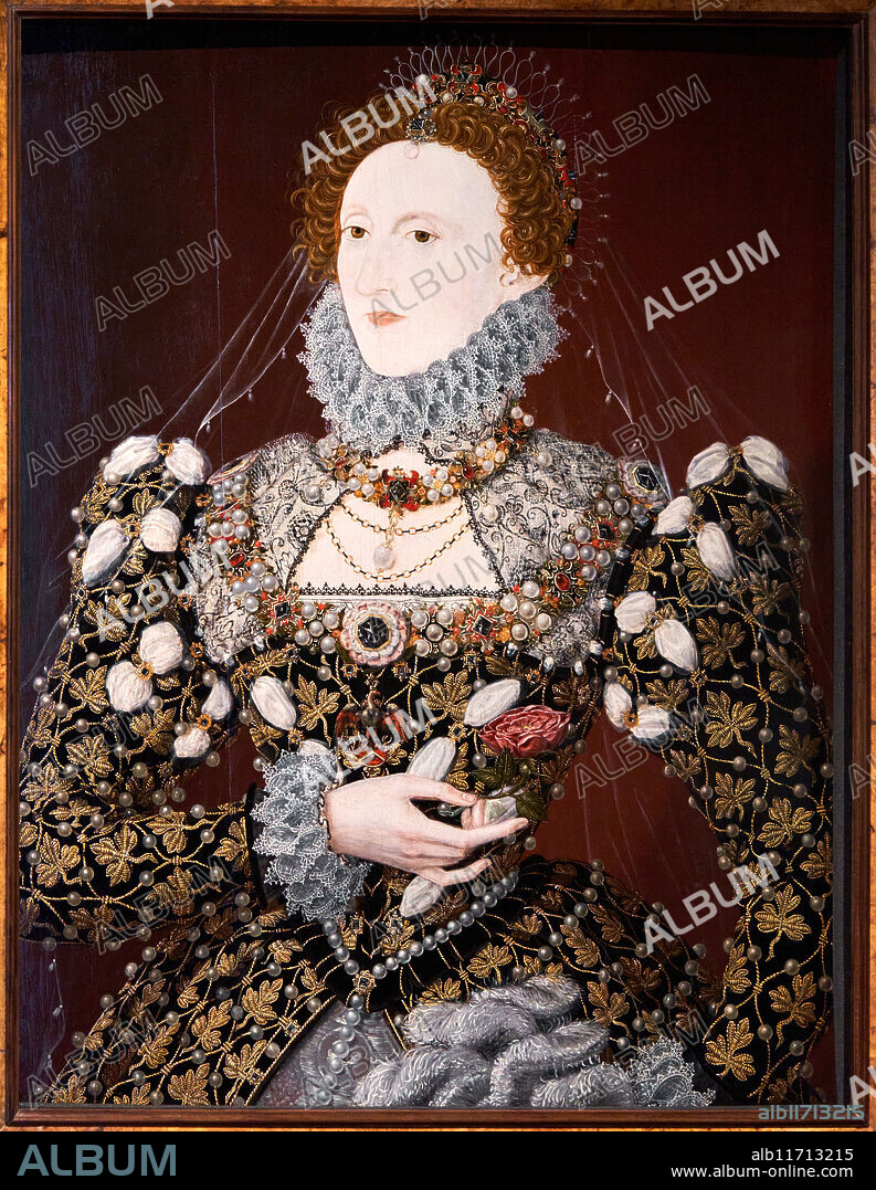The Phoenix Portrait, Queen Elizabeth I, (1533-1603), about 1575, Nicholas Hilliard, National Portrait Gallery, London, UK.