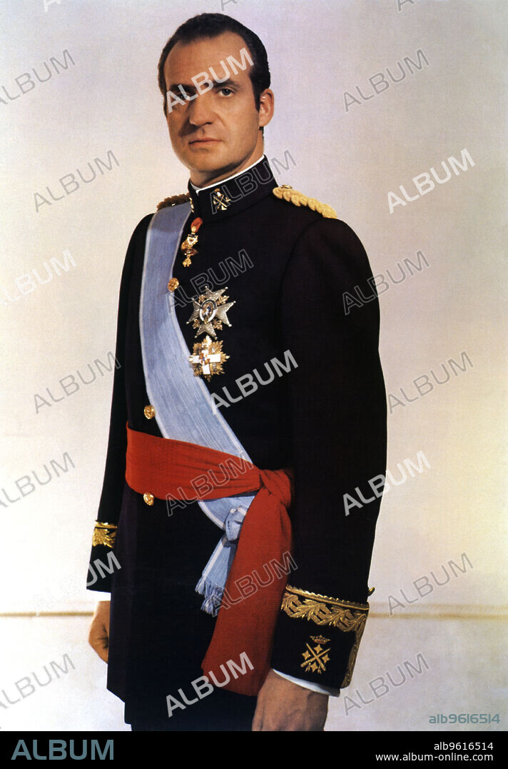 Juan Carlos I (Juan Carlos Alfonso Víctor María de Borbón y Borbón-Dos Sicilias) (1938 -), King of Spain (1975-2014). Wearing military uniform.