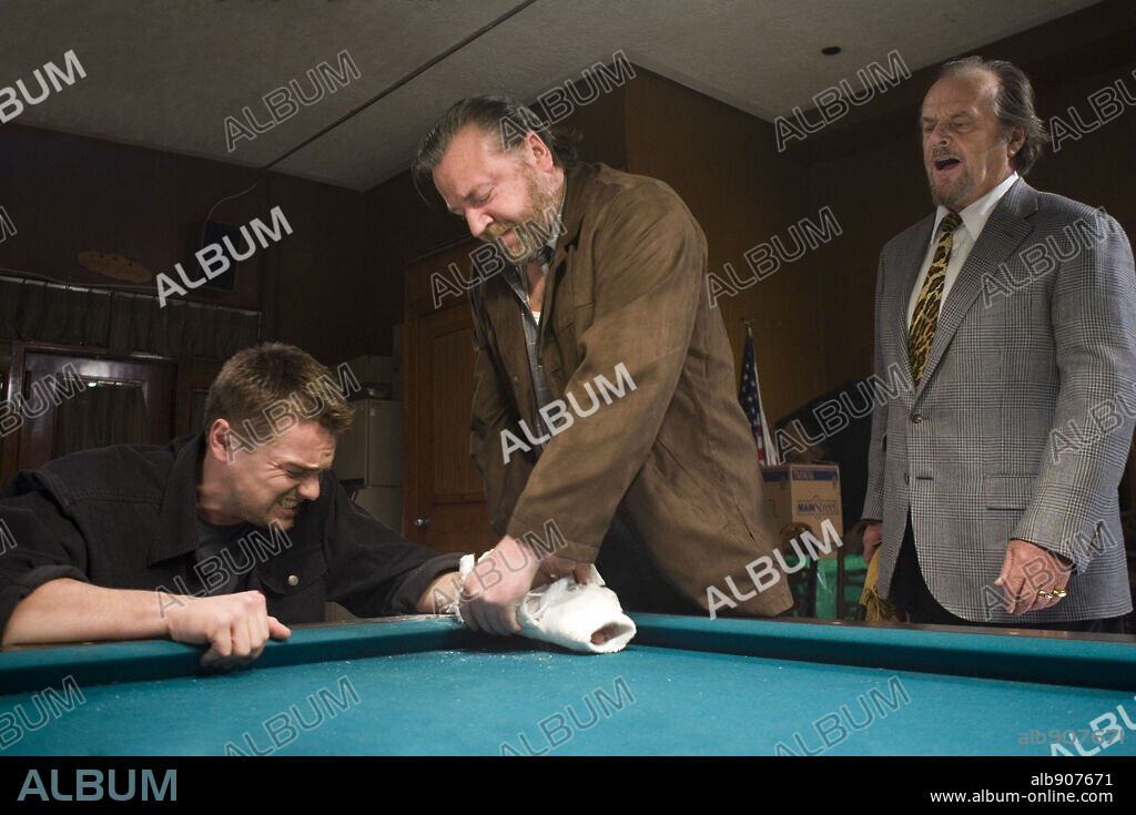JACK NICHOLSON et Leonardo DiCaprio dans THE DEPARTED, 2006, réalisé par MARTIN SCORSESE. Copyright WARNER BROS PICTURES/VERTIGO ENTERTAINMENT/INITIAL ENTERTAIN / COOPER, ANDREW.