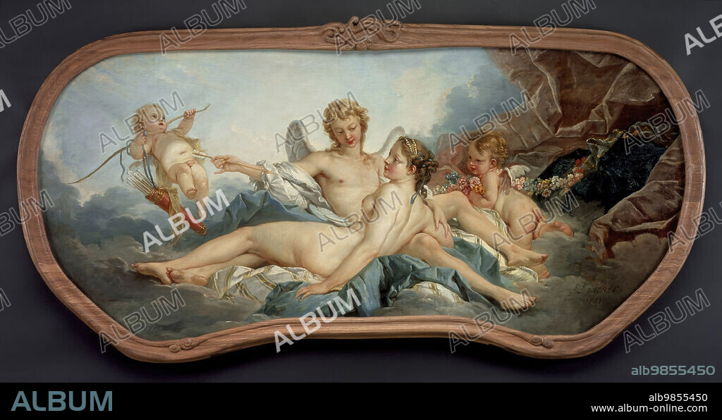 FRANCOIS BOUCHER. Cupid Wounding Psyche (image 1 of 2), 1741.