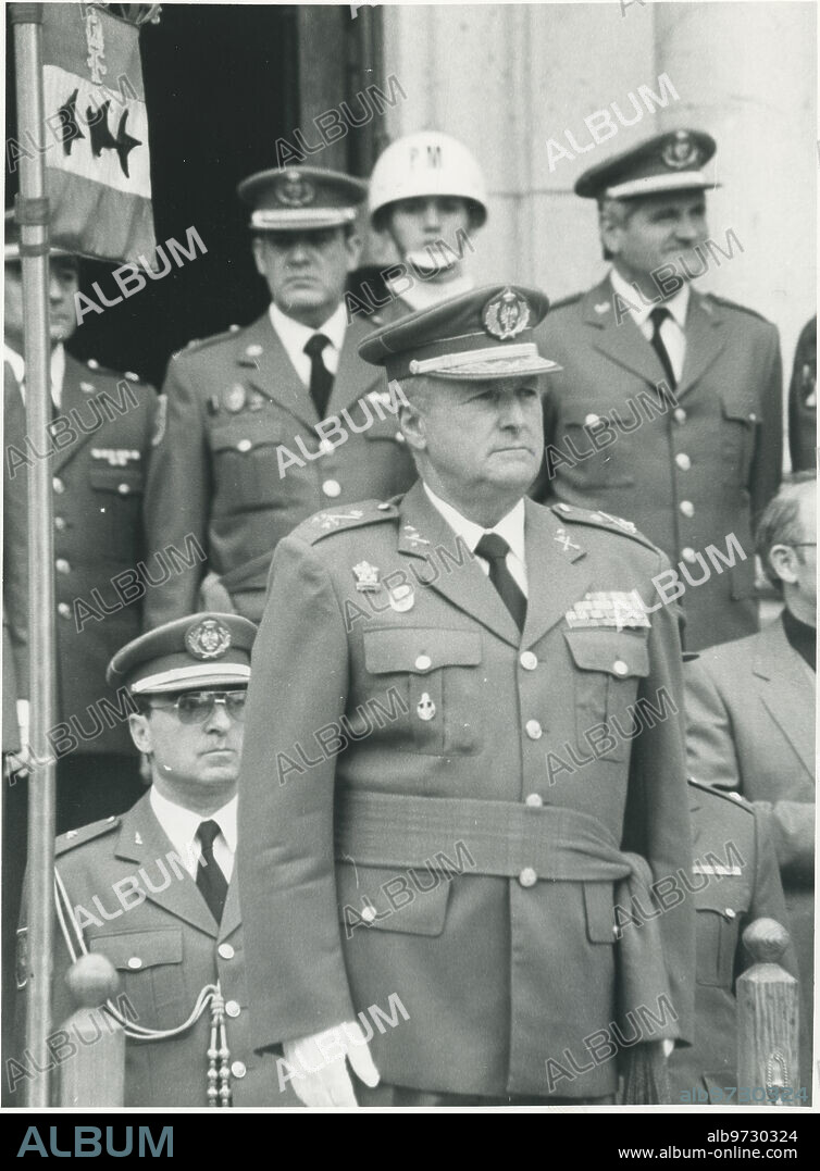 Burgos, 06/05/1988. El teniente general Andrés Cassinello Pérez.