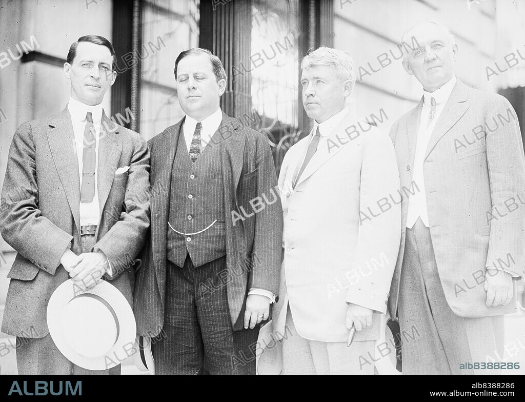 HARRIS & EWING. Republican National Committee - Henry G. Wasson of Pennsylvania; Charles B. Warren of Michigan; John J. Adams of Iowa; Sen. Newell Sanders of Tennessee, 1912.