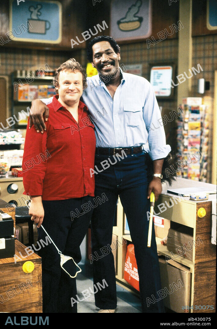 BUBBA SMITH und GEORGE DZUNDZA in OPEN ALL NIGHT-TV, 1981. Copyright ABC TV.