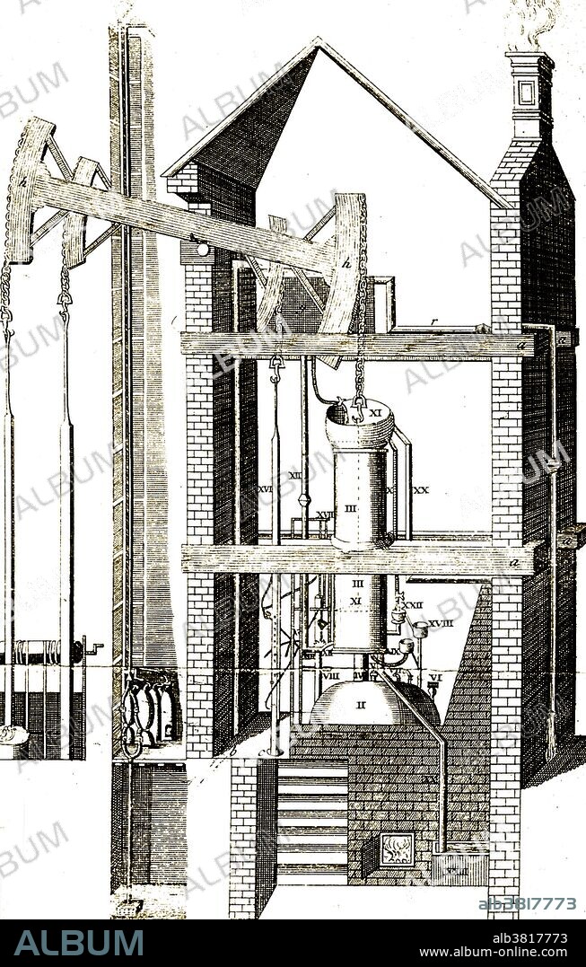 Newcomen Steam Engine, 1747