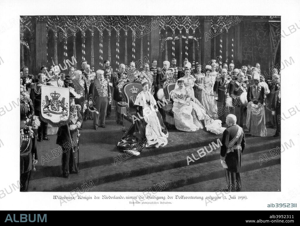 Wilhelmina of the Netherlands, (1880-1962), (5 July 1898), 1900.