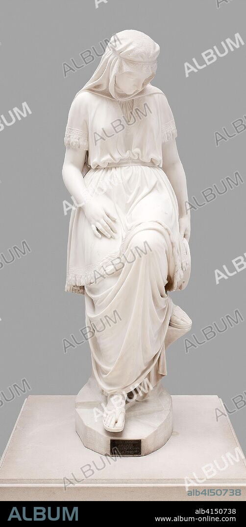 Jephtha's Daughter. Chauncey Bradley Ives; American, 1810-1894. Date: 1874. Dimensions: 167.6 × 55.9 × 61 cm (66 × 22 × 24 in.). Marble. Origin: United States.