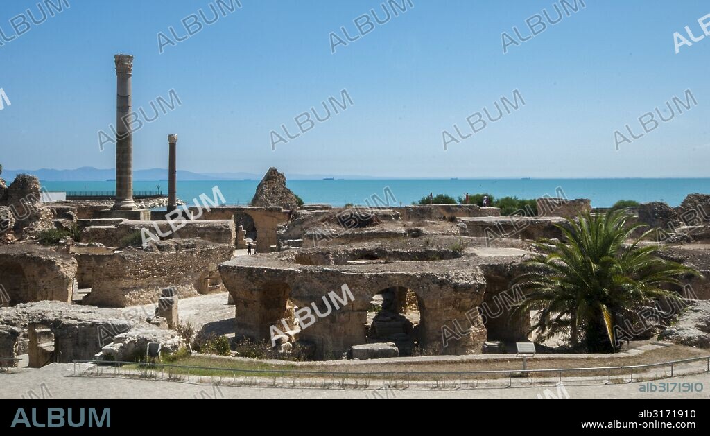 Termas de Antonino o Termas de Cartago (siglo II), Túnez.