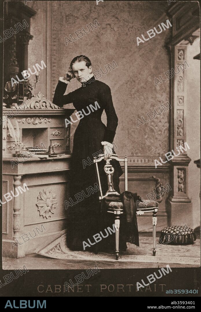 ANÓNIMO. Lou Andreas-Salomé (1861-1937).