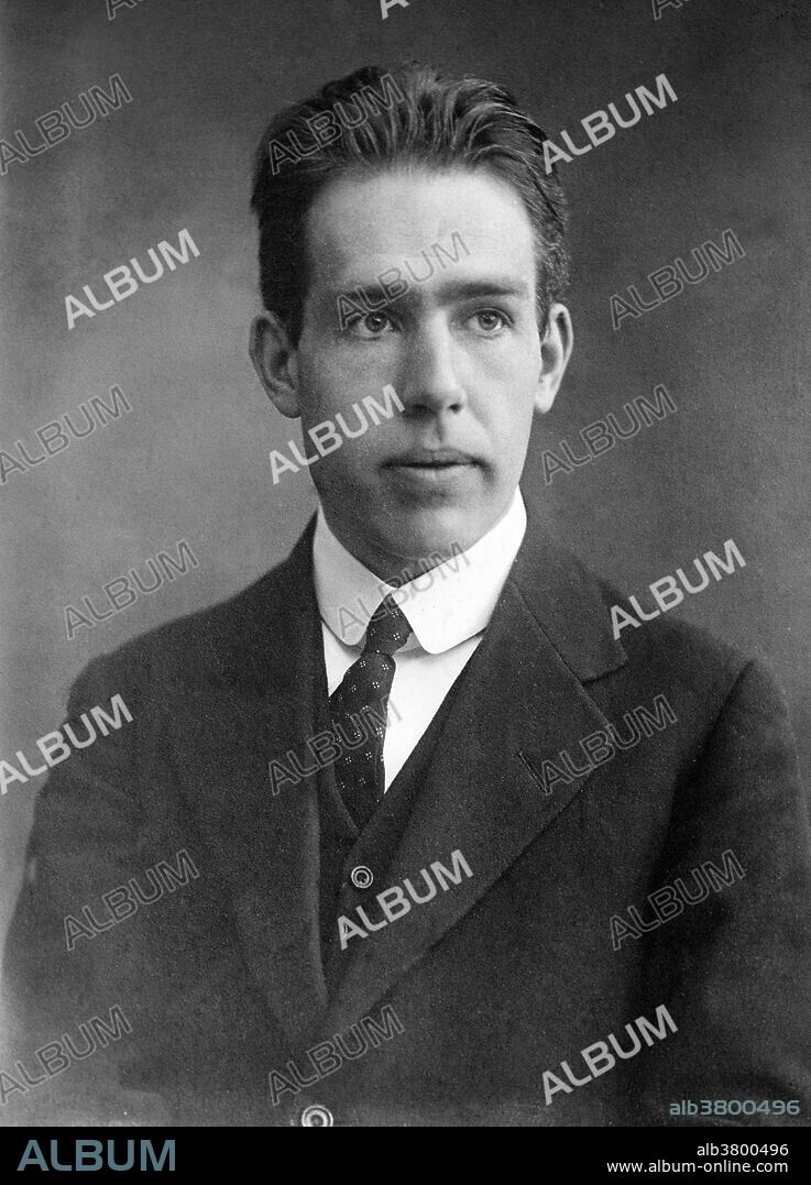 Niels Henrik David Bohr (October 7, 1885 - November 18, 1962) was a Danish physicist who made foundational contributions to understanding atomic structure and quantum mechanics, for which he received the Nobel Prize in Physics in 1922. Bohr published his model of atomic structure in 1913 wherein he introduced the theory of electrons traveling in orbits around the atom's nucleus, the chemical properties of each element being largely determined by the number of electrons in the outer orbits of its atoms. He also introduced the idea that an electron could drop from a higher-energy orbit to a lower one, in the process emitting a photon (light quantum) of discrete energy. This became a basis for quantum theory. Bohr mentored and collaborated with many of the top physicists of the century at his institute in Copenhagen. He was part of the British team of physicists working on the Manhattan Project where he was known by the name of Nicholas Baker for security reasons. His role on the project was as consultant. Following the war Bohr returned to Copenhagen where he died in 1962 of heart failure.