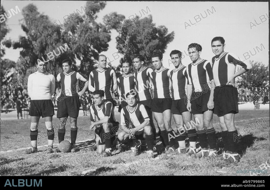 Jugadores que Formaron parte del equipo del hércules de Alicante C.F durante la temporada 1933-34.