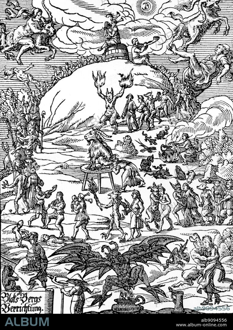 Walpurgis Night on the Bloacksberg 1669. In Germany, Walpurgisnacht, the night from April 30 to May 1, is the night when allegedly the witches hold a large celebration on the Blocksberg and await the arrival of Spring. Walpurgis Night is a holiday celebrated on April 30 or May 1, in Finland, Sweden, Estonia, Latvia and Germany. The festival is named after Saint Walburga. Born in Wessex in 710, Saint Walburga was a niece of Saint Boniface and, according to legend, a daughter to the Saxon prince Saint Richard. On Wings of Song by Wilfred Blunt page 77.