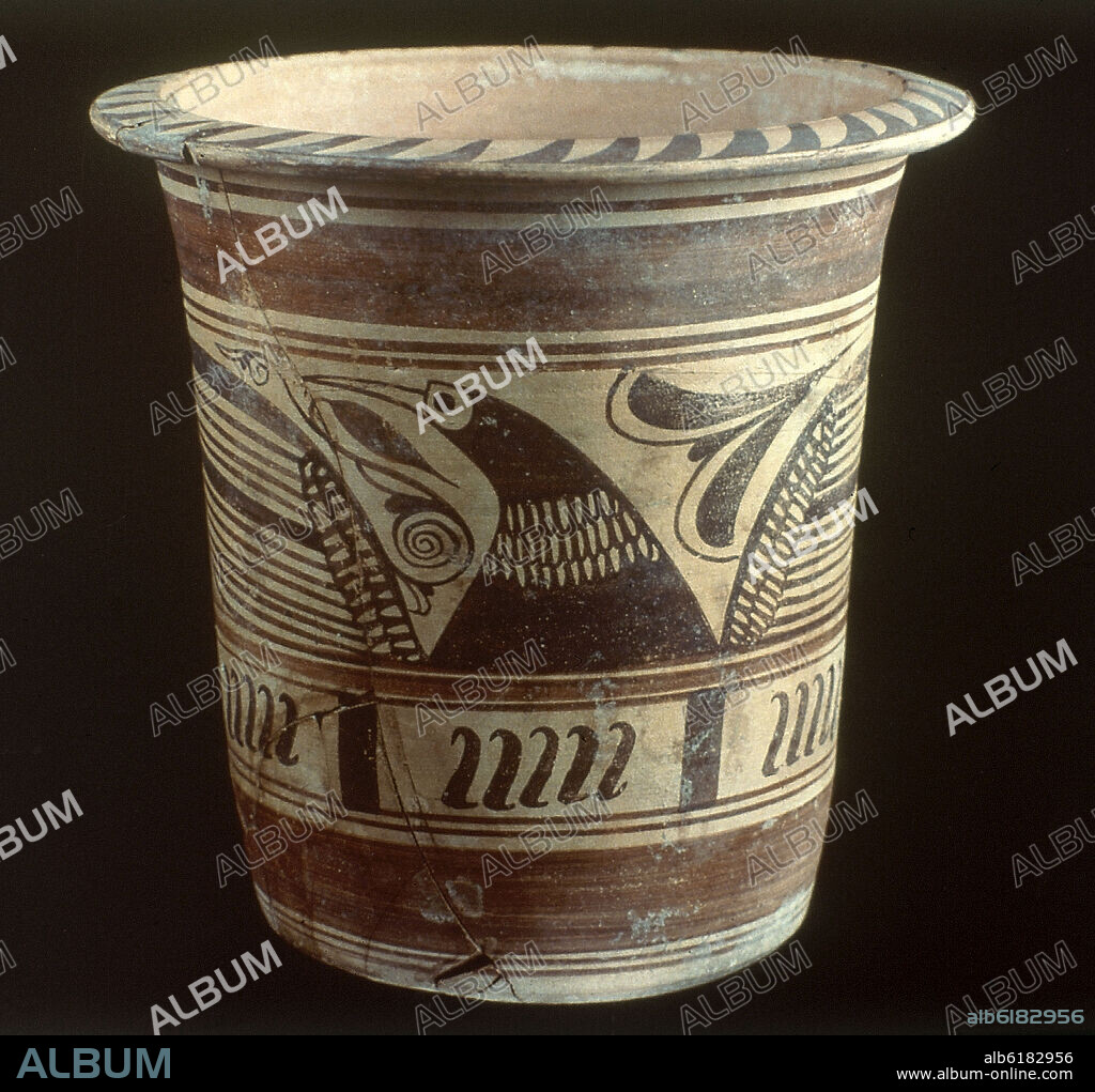 KALATHOS PROCEDENTE DE ARCHENA (MURCIA) - III/I AC - CERAMICA IBERICA.