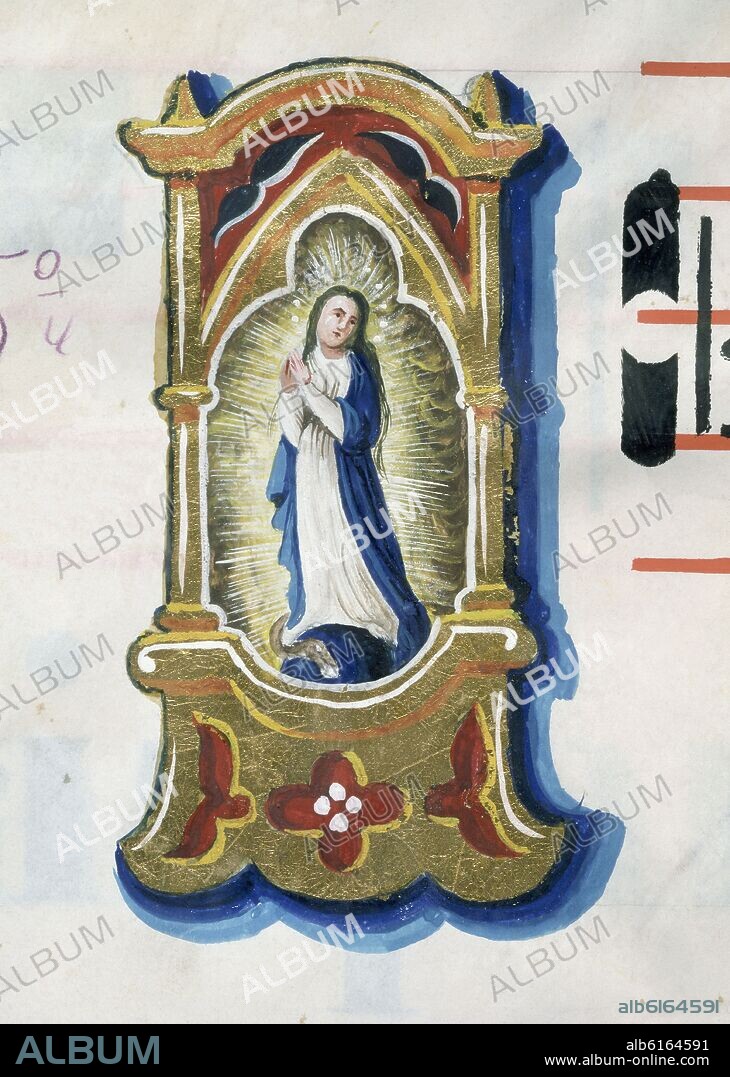 LUIS LAGARTO ILUMINADOR (S XVI-XVII). LIBRO 95-F 1-CONCEPCION.