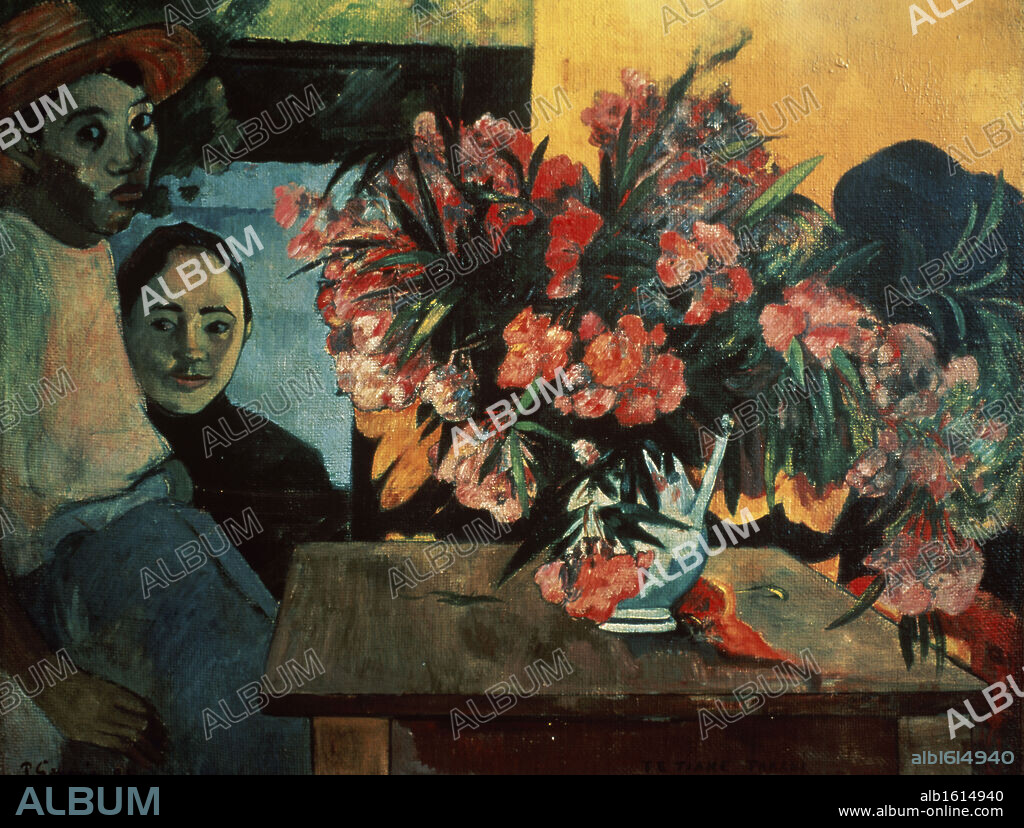 EUGÈNE HENRI PAUL GAUGUIN. French Bouquet   1891  Paul Gauguin (1848-1903/French)   Oil on canvas  Pushkin Museum of Fine Arts, Moscow.