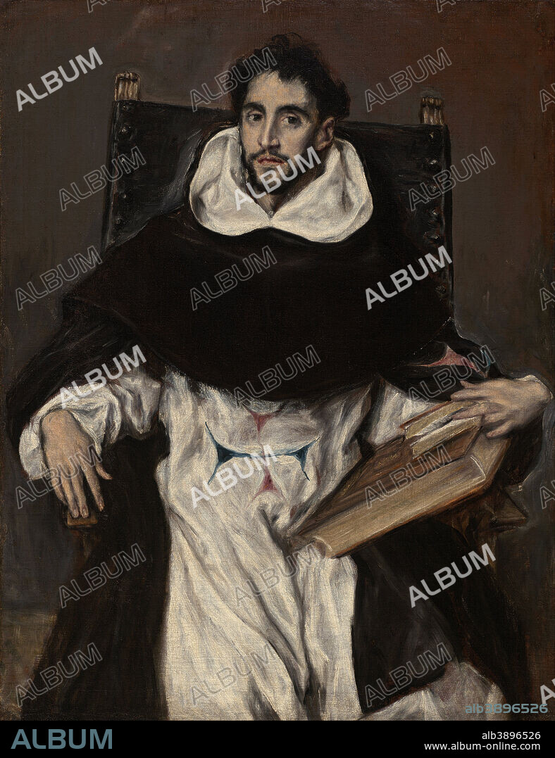 EL GRECO. Fray Hortensio Félix Paravicino. Date/Period: 1609. Painting. Oil on canvas. Height: 1,121 mm (44.13 in); Width: 861 mm (33.89 in).