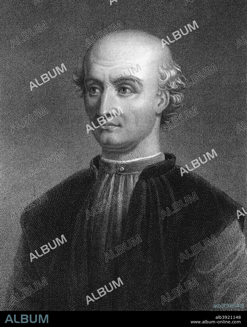 Donato Bramante, Italian Renaissance architect, (1836). Bramante (1444-1514) began his architectural career in Milan, before moving to Rome in 1499. He came to the attention of Pope Julius II, who employed him to redesign St Peter's Basilica and the Vatican Palace.