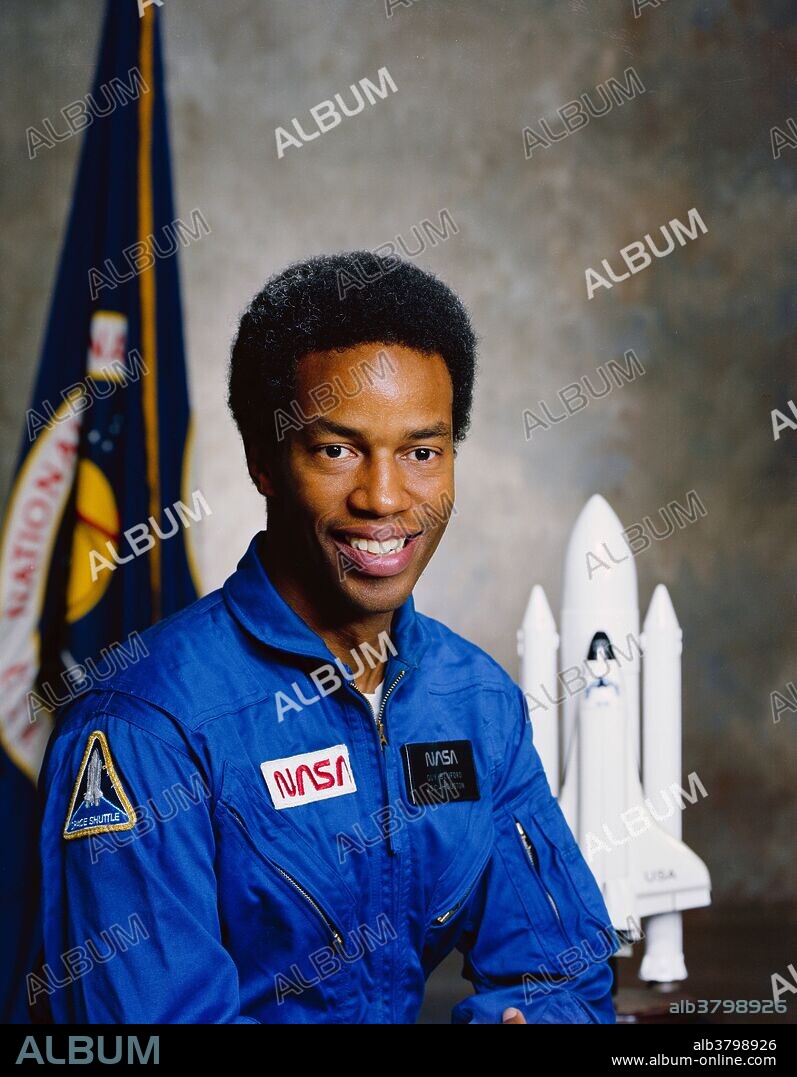 Guion Stewart "Guy" Bluford, Jr. (born November 22, 1942) is an engineer, and retired NASA astronaut. He attended pilot training at Williams Air Force Base, and received his pilot wings in 1966. During the Vietnam War he flew 144 combat missions, 65 over North Vietnam. In 1972, he entered the Air Force Institute of Technology residency school. Upon graduating with his master's degree, he was assigned to the Air Force Flight Dynamics Laboratory, as a staff development engineer. He was chosen to become a NASA astronaut in 1979. His technical assignments have included working with Space Station operations, the Remote Manipulator System, Spacelab systems and experiments, Space Shuttle systems, payload safety issues and verifying flight software in the Shuttle Avionics Integration Laboratory and in the Flight Systems Laboratory. He was a mission specialist on STS-8, STS-61-A, STS-39, and STS-53 (between 1983 and 1992). In 1983, as a member of the crew of the Challenger on the mission STS-8, Bluford became the first African-American in space. With the completion of his fourth flight, he has logged over 688 hours in space. He left NASA in 1993. In 2002, scholar Molefi Kete Asante listed him on his list of 100 Greatest African- Americans.