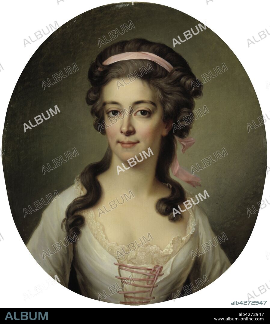 JAKOB BJÖRK. Portrait of Countess Maria Eleonora Lewenhaupt, née Koskull (1765-1823).