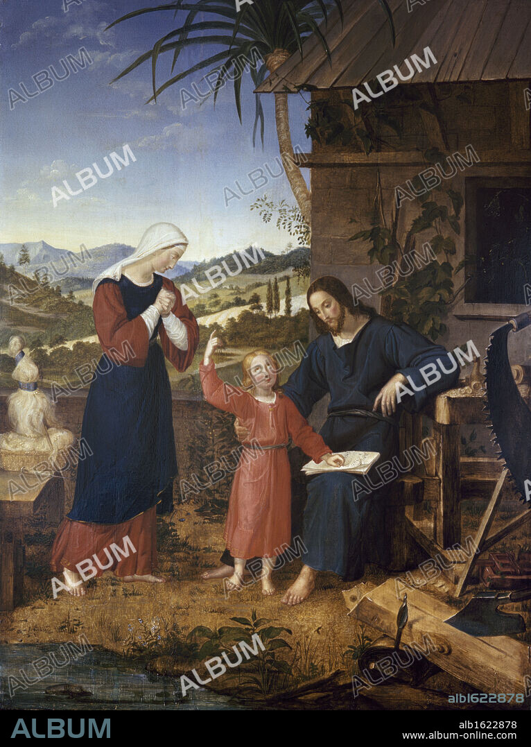 Christ in the Carpenter Shop  John von Leonardshof (1795-1822 German).