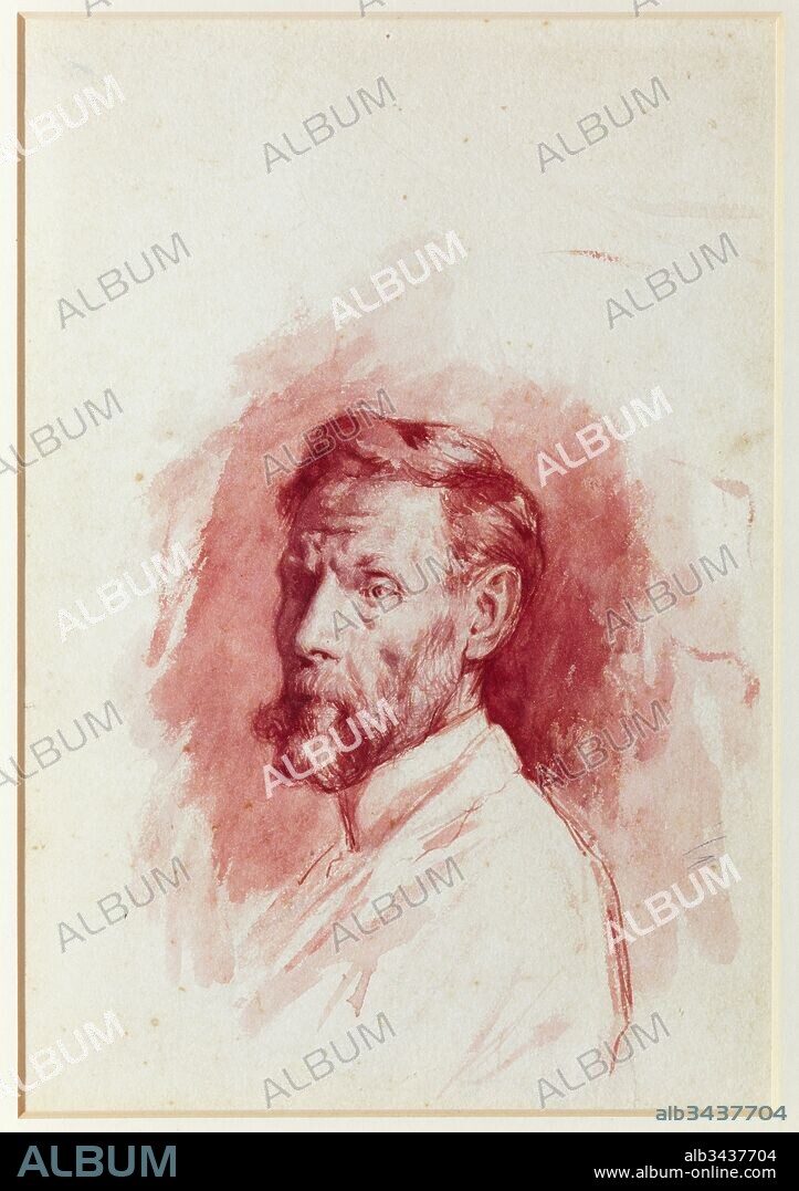 Pablo Picasso / "El padre del artista", 1896, Dibujo (Acuarela sobre papel), 25,5 x 17,8 cm, MPB 110.331.