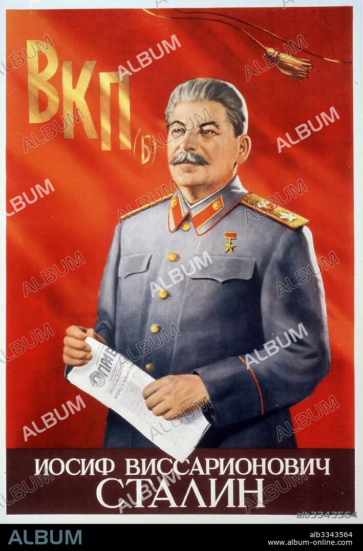 BORIS NIKOLAYEVICH KARPOV. Joseph Stalin (Poster).