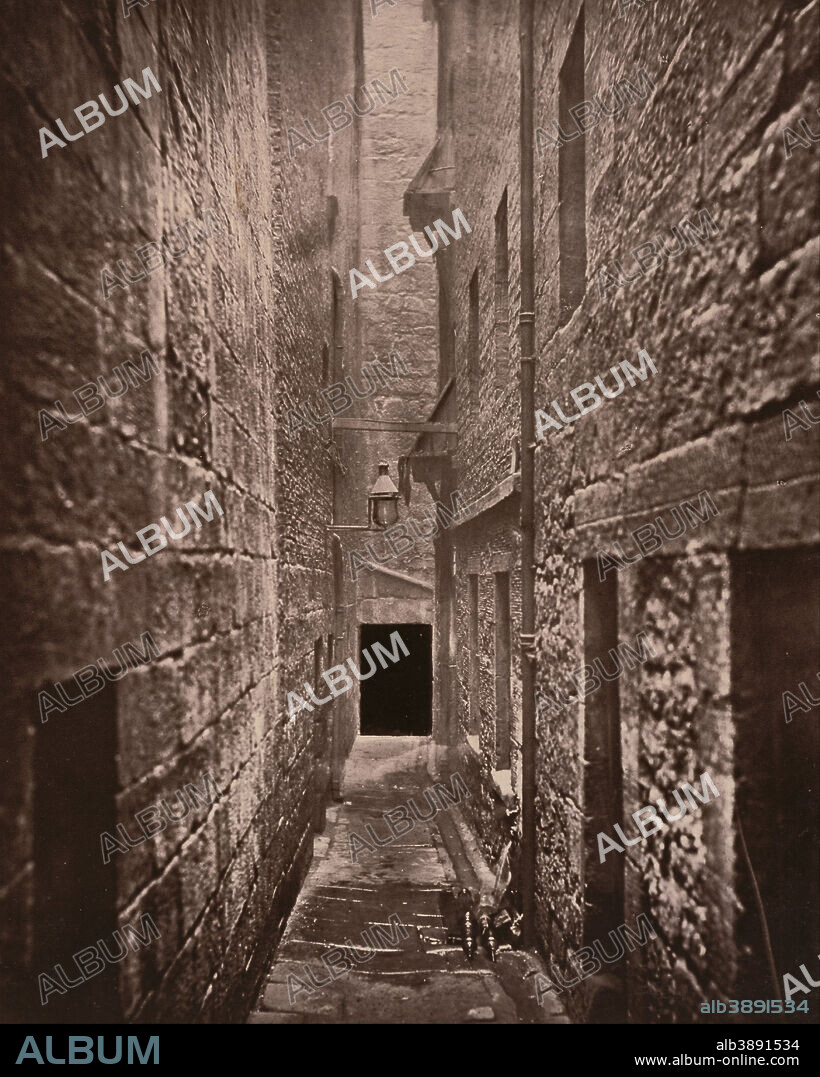 THOMAS ANNAN. Close, No. 61 Saltmarket. Date/Period: 1868 - 1877. Print. Carbon. Height: 273 mm (10.74 in); Width: 222 mm (8.74 in).