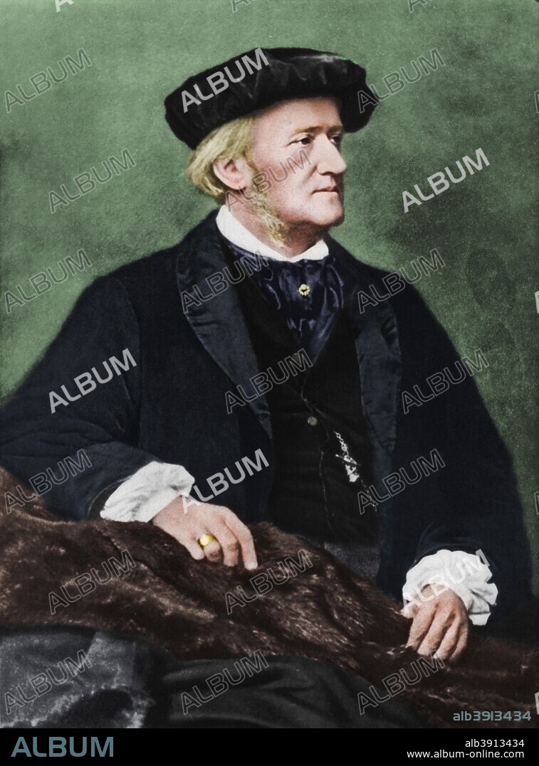 Richard Wagner', 1870, (1939). Artist: Franz Seraph Richard Wagner', 1870, (1939). Artist: Franz Seraph