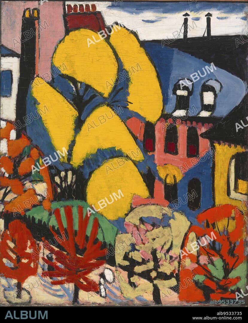 HENRY LYMAN SAYEN. Trees. oil on canvas. Date: ca. 1912-1914.