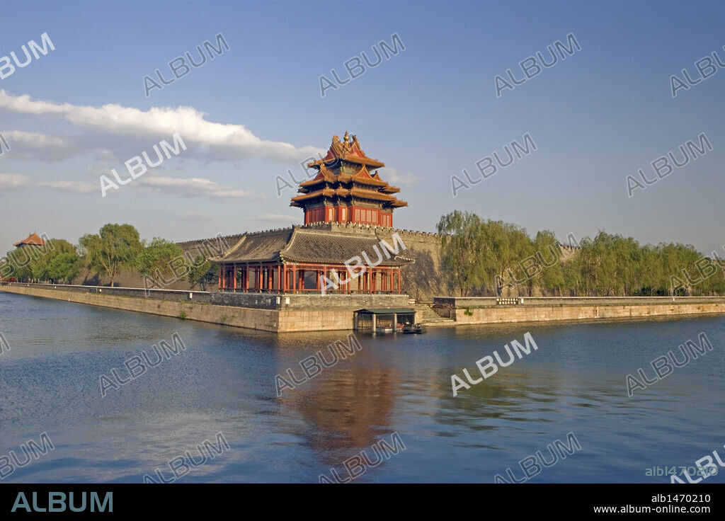 CHINA. PEKIN (BEIJING). Vista parcial del recinto de la CIUDAD PROHIBIDA, construída en el siglo XV. Fue Palacio Imperial de las Dinastías Ming y Qing. Declarada Patrimonio de la Humanidad por la UNESCO.