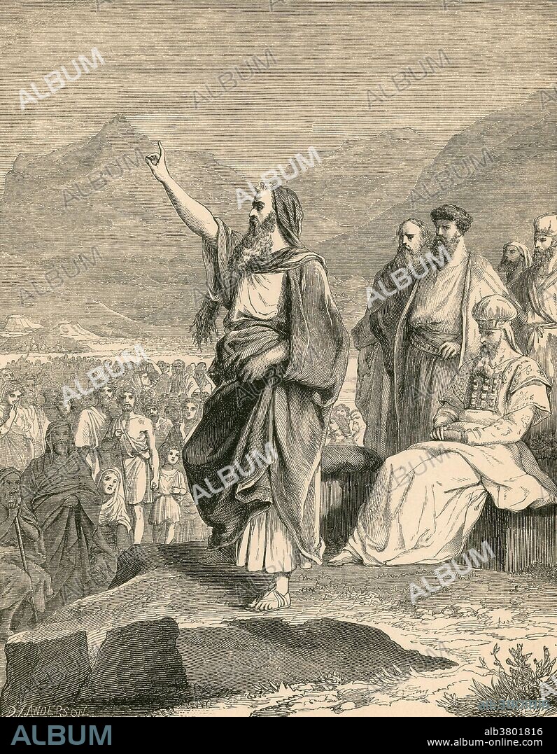 Moses was, according to the Hebrew Bible and Qur'an, a religious leader, lawgiver and prophet, to whom the authorship of the Torah is traditionally attributed. He is the most important prophet in Judaism and is also considered an important prophet in Christianity and Islam, as well as a number of other faiths. In Exodus, he aids the Jews in escaping slavery in Egypt. Later in the book, he receives the Ten Commandments from God on Mount Sinai and dictates them to his people.