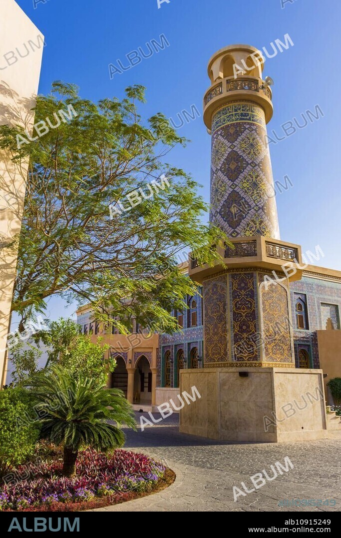The Katara Mosque in the Katara Cultural Centre of Doha, church, church tower, wealth, Orient, Muslim, culture, cultural village, sacred building, faith, pray, prayer house, oriental, oil, wealth, travel, holiday, tourism, architecture, building, tradition, religion, world religion, history, Muslim, Arabic, cultural history, Islam, Doha, Qatar