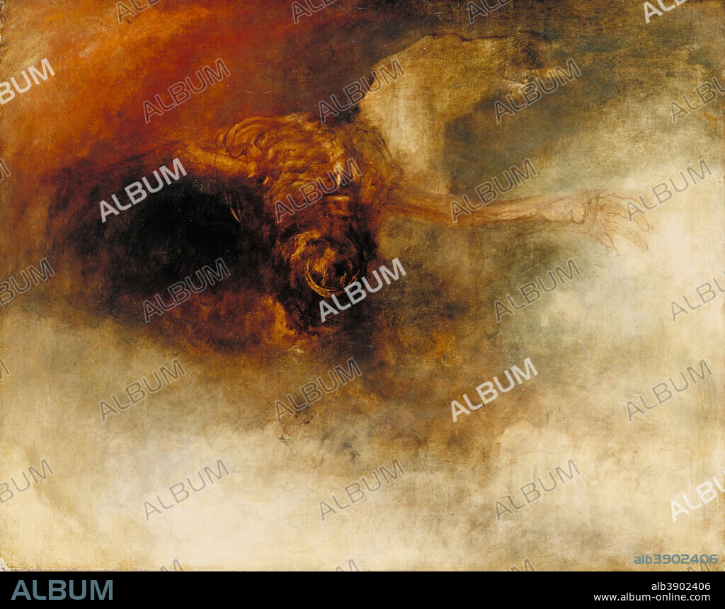 J. M. W. TURNER. Death on a pale horse. Date/Period: Ca. 1825. Painting. Oil on canvas. Height: 597 cm (19.5 ft); Width: 756 cm (24.8 ft).