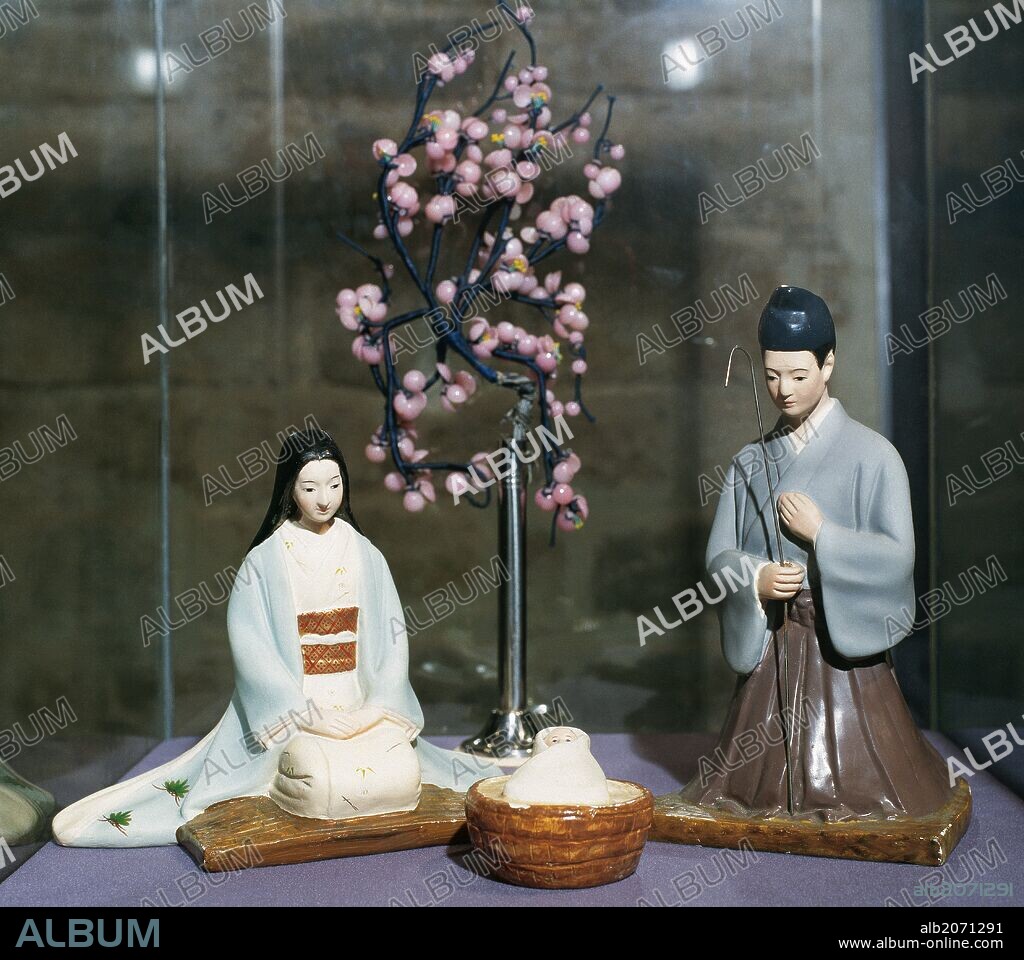 Japanese nativity scene.