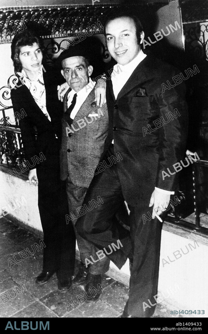Camarón, el cojo Peroche y Paco Cepero. Años 60.
