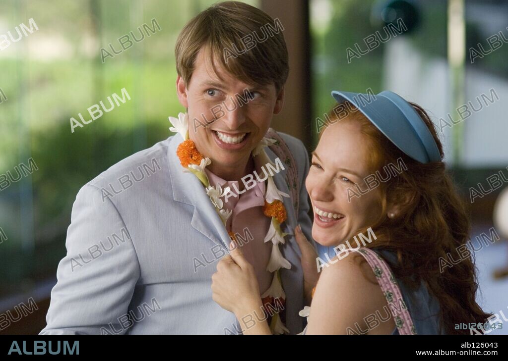 JACK MCBRAYER and MARIA THAYER in FORGETTING SARAH MARSHALL, 2008, directed by NICHOLAS STOLLER. Copyright APATOW PRODUCTIONS / WILSON, GLEN.