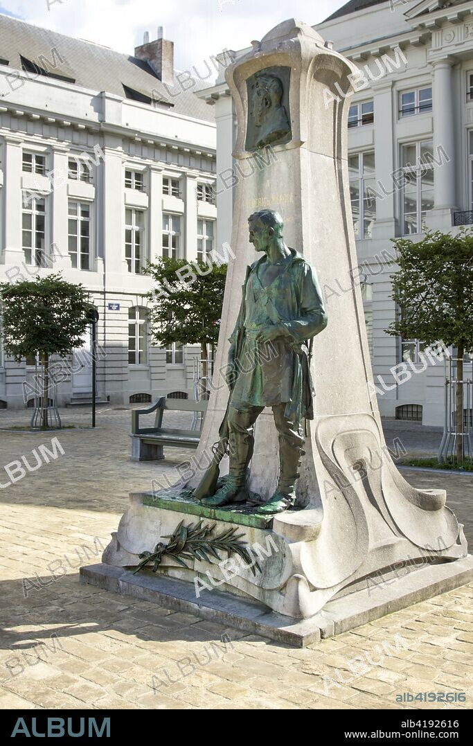 Merode Monument, Brussels, Belgium, c2014-2017. Henri Van Der Velde/Paul Du Bois: 1898.