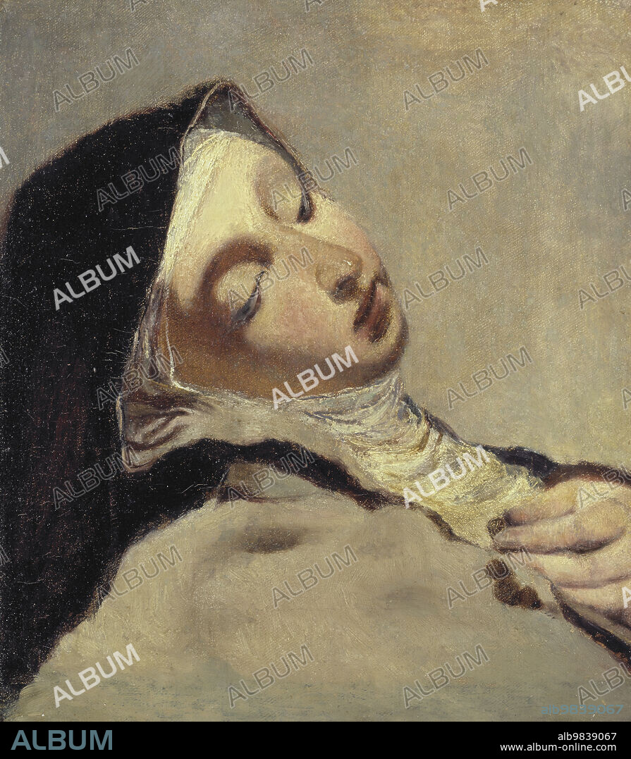 ERNST JOSEPHSON. St Teresa in ecstasy, late 19th century.