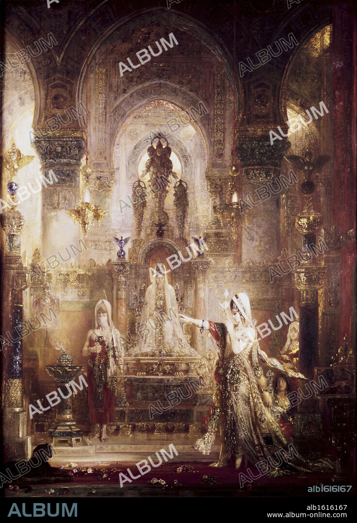 Salome Dancing Before Herod  Gustave Moreau (1826-1898 French).