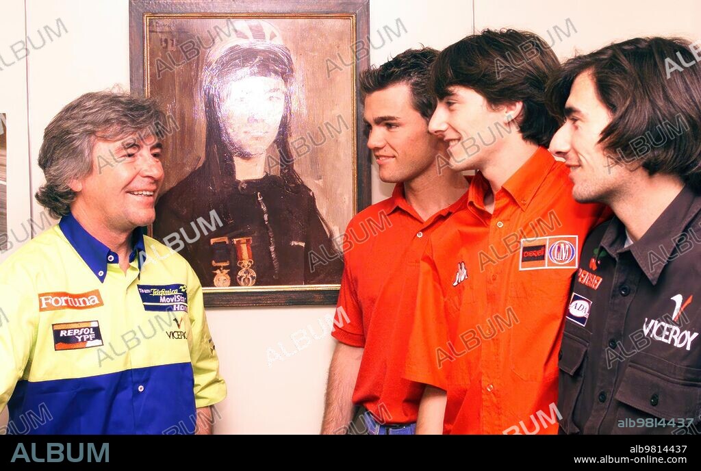 26 abril 2001. Entrevista con Angel Nieto, sus Hijos y sobrino.