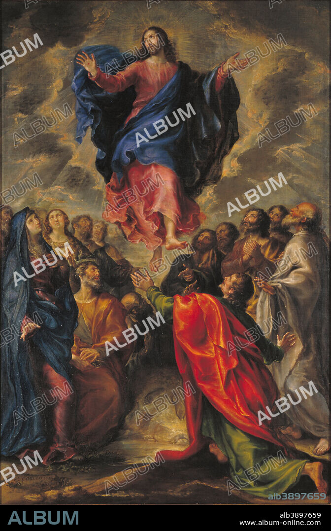 FRANCISCO CAMILO. Ascension. Date/Period: 1651. Painting. Oil on canvas. Height: 2,070 mm (81.49 in); Width: 1,370 mm (53.93 in).
