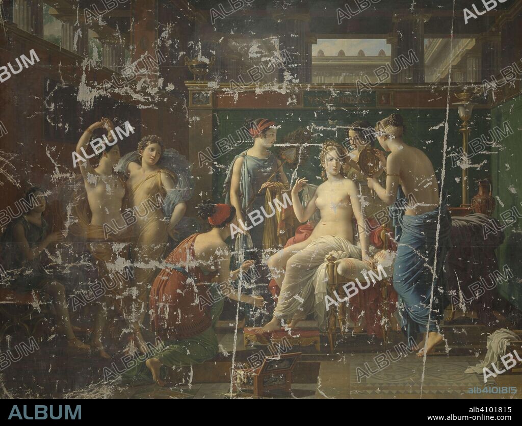 JOSEPH PAELINCK. The Toilet of Psyche. Dating: 1823. Place: Brussels. Measurements: h 277 cm × w 362 cm × t 4 cm.