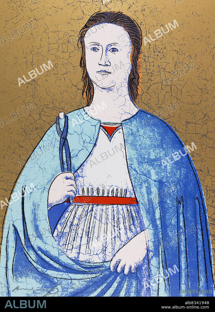 ANDY WARHOL. Saint Apollonia.