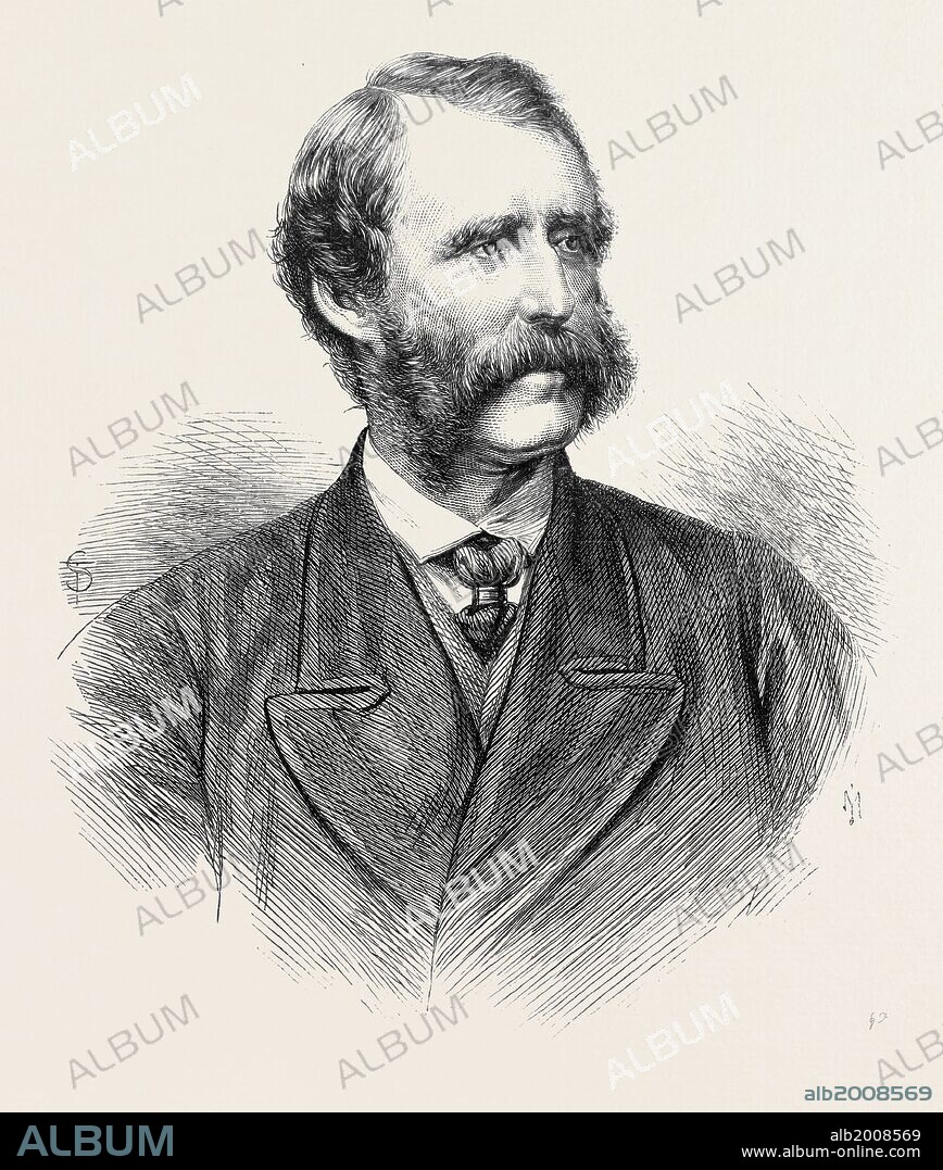 LIEUTENANT-COLONEL HENDERSON, THE NEW CHIEF COMMISSIONER OF METROPOLITAN POLICE, LONDON, UK, 1869.