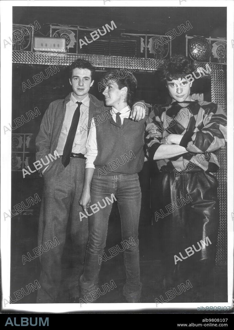 2 febrero 1983. El grupo Mecano, Formado por Ana Torroja y los Hermanos José María y nacho cano.
