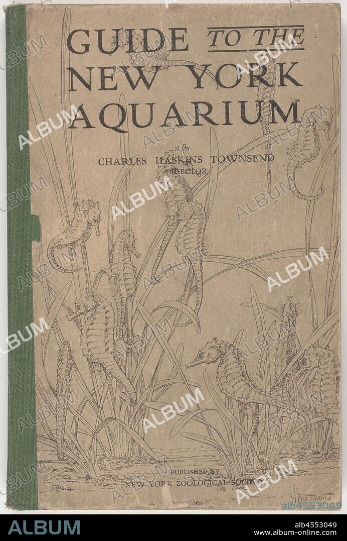 Book - Charles Haskins Townsend, 'Guide To The New York Aquarium', New York Zoological Society, 1919, 'Guide To The New York Aquarium' written by Charles Haskins Townsend and published by the New York Zoological Society, 1919. The book was used by the Exhibition Building Trustees as a reference for the aquarium at the Exhibition Building. The aquarium, picture gallery and museum opened at the Exhibition Buildings in February 1885. On display were aquatic creatures, natural history specimens,.