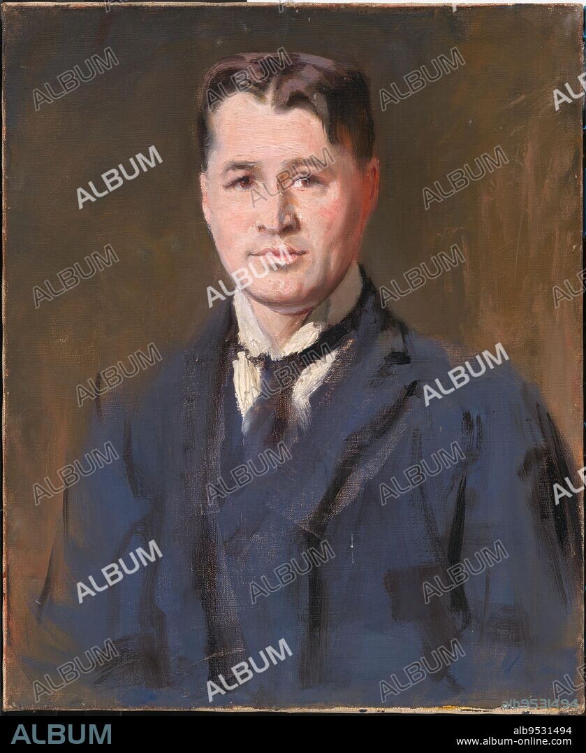 ALFRED QUINTON COLLINS (attributed). John Jay Chapman. oil on canvas. Date: c. 1895.